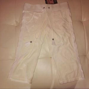 Juicy couture Bermuda shorts bohemian terry pants Y2K